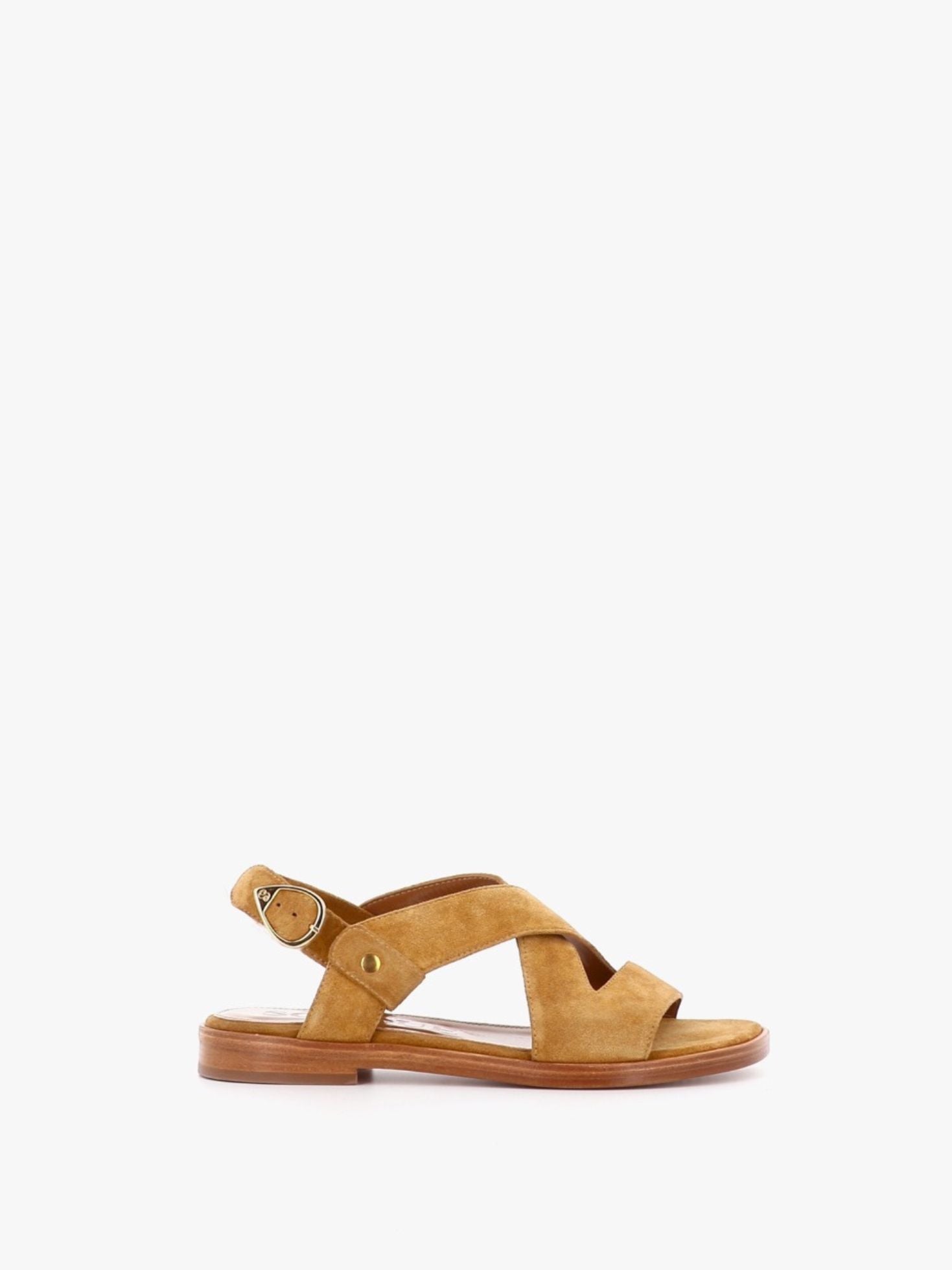 Sandale daim camel online