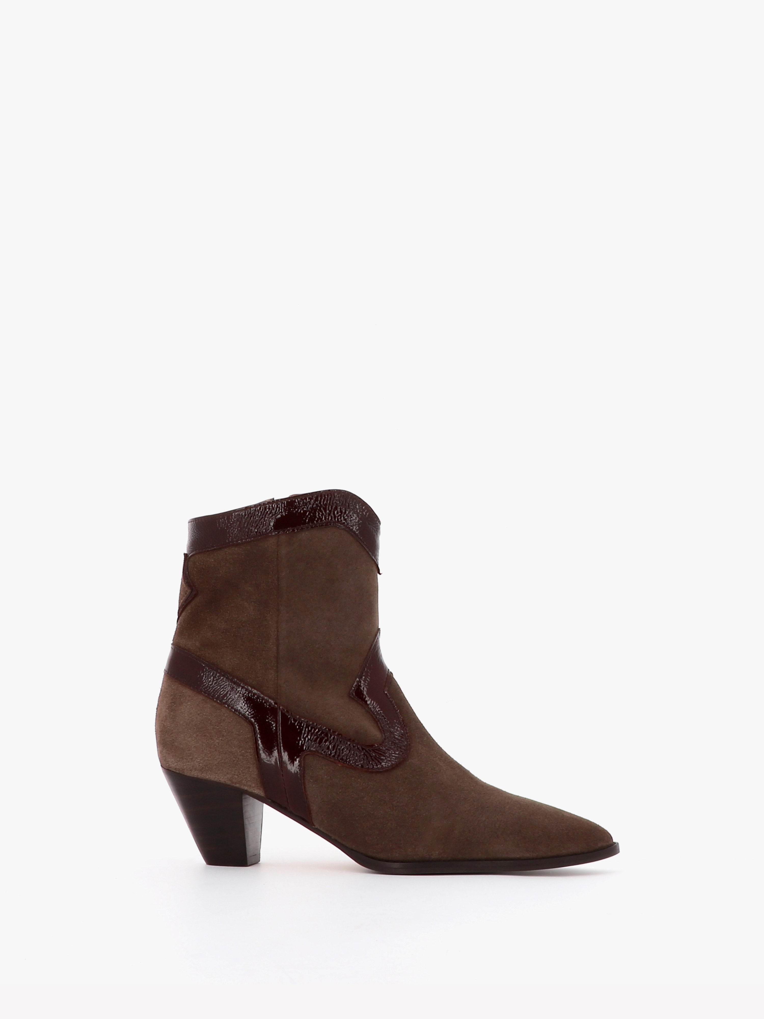 Boots taupe daim hotsell